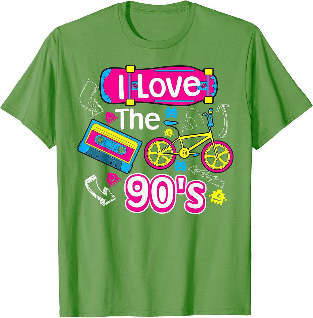 Cool Trendy I Heart The Nineties Design T-shirts