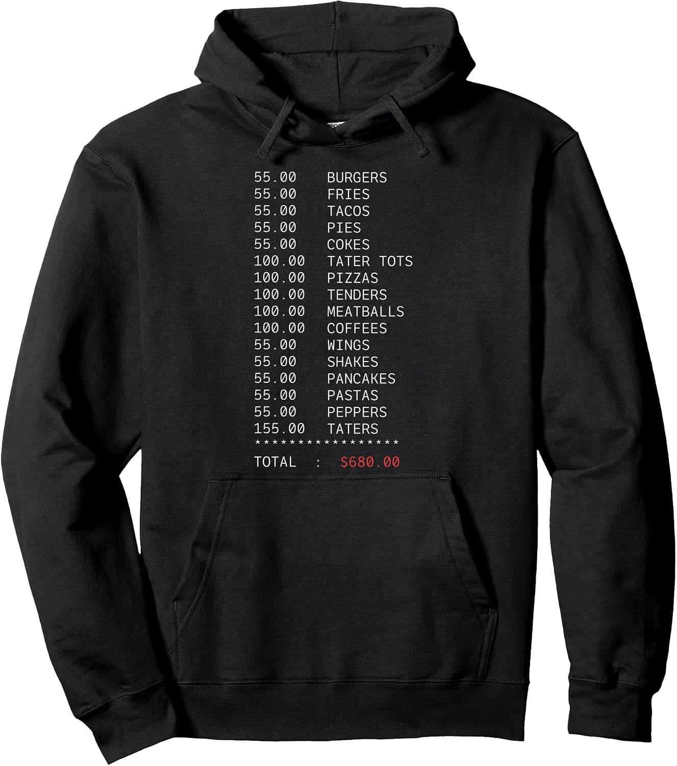 55 Burgers& 55 Fries& 55 Tacos& 55Pies Apparels