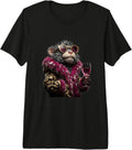 Whimsical Glam Primate Character Graphics Glasses