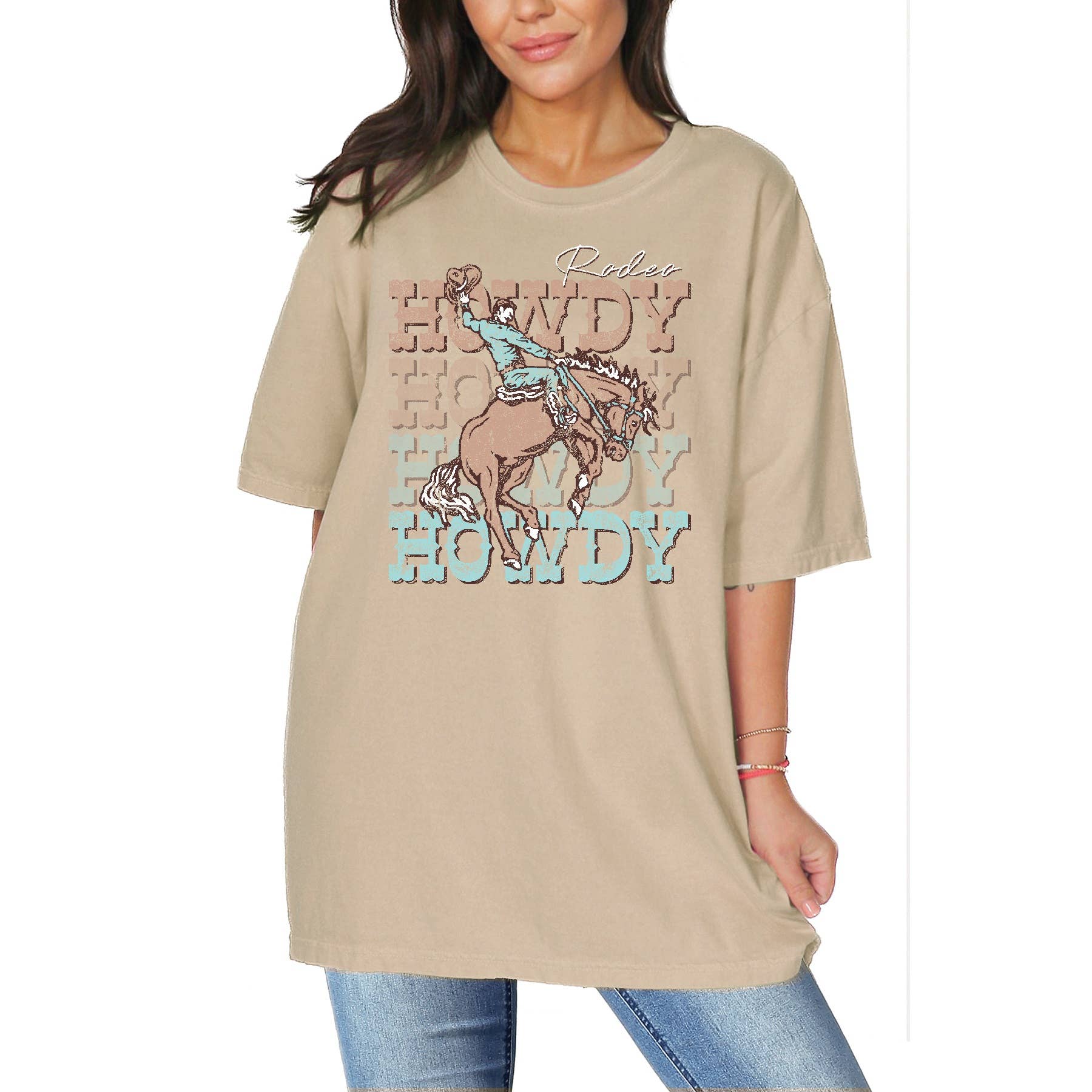 Rodeo Howdy - Oversized Unisex T Shirt