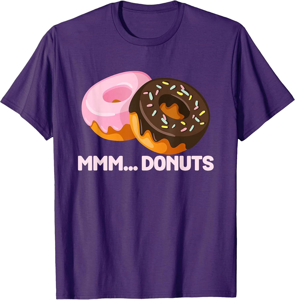 Mmm Donuts Funny Donut Lovers Doughnut Gift T-Shirt