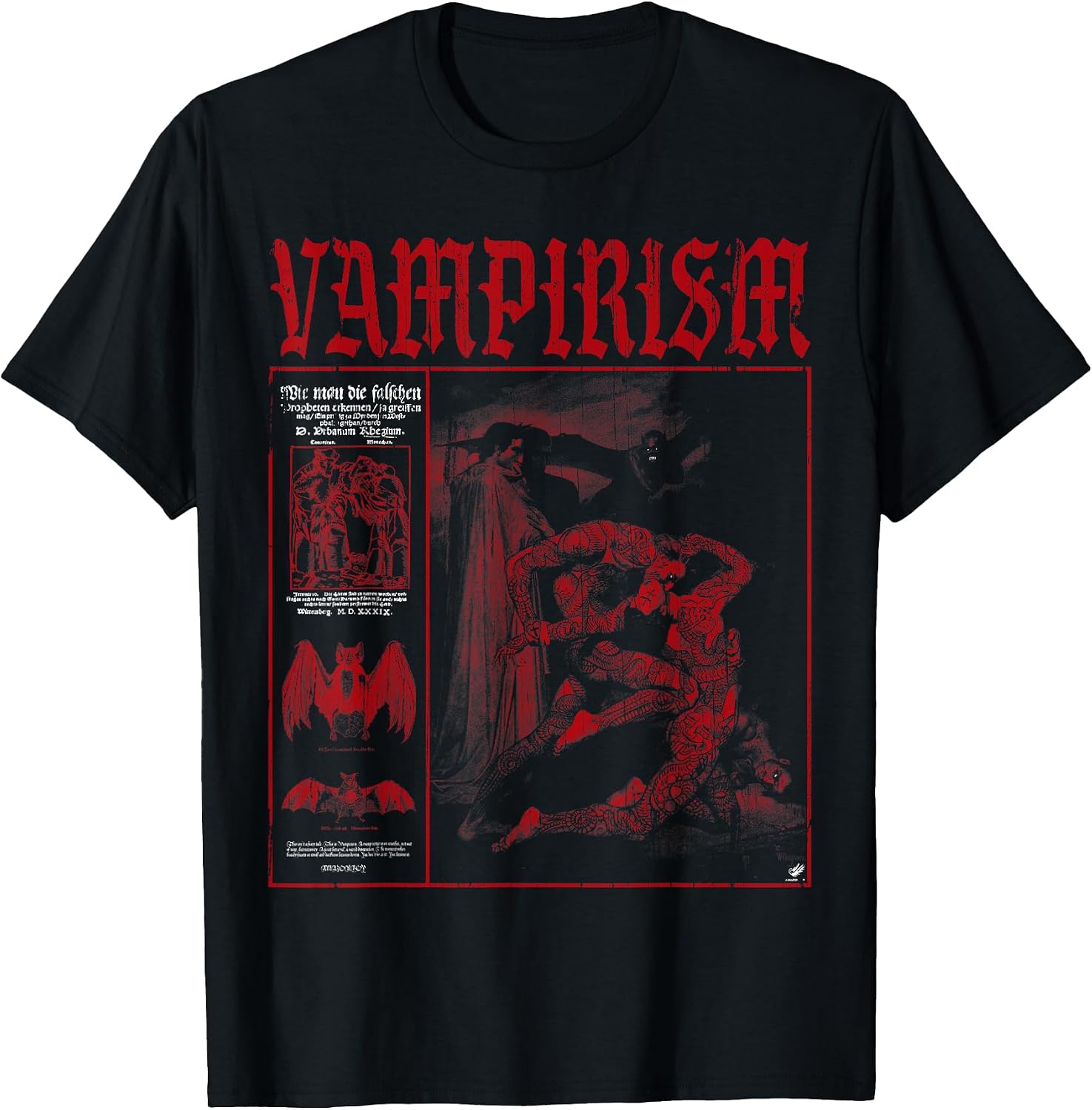 AMZB / Y2K Edgy Grunge Alt Goth Satanic Occult Tee
