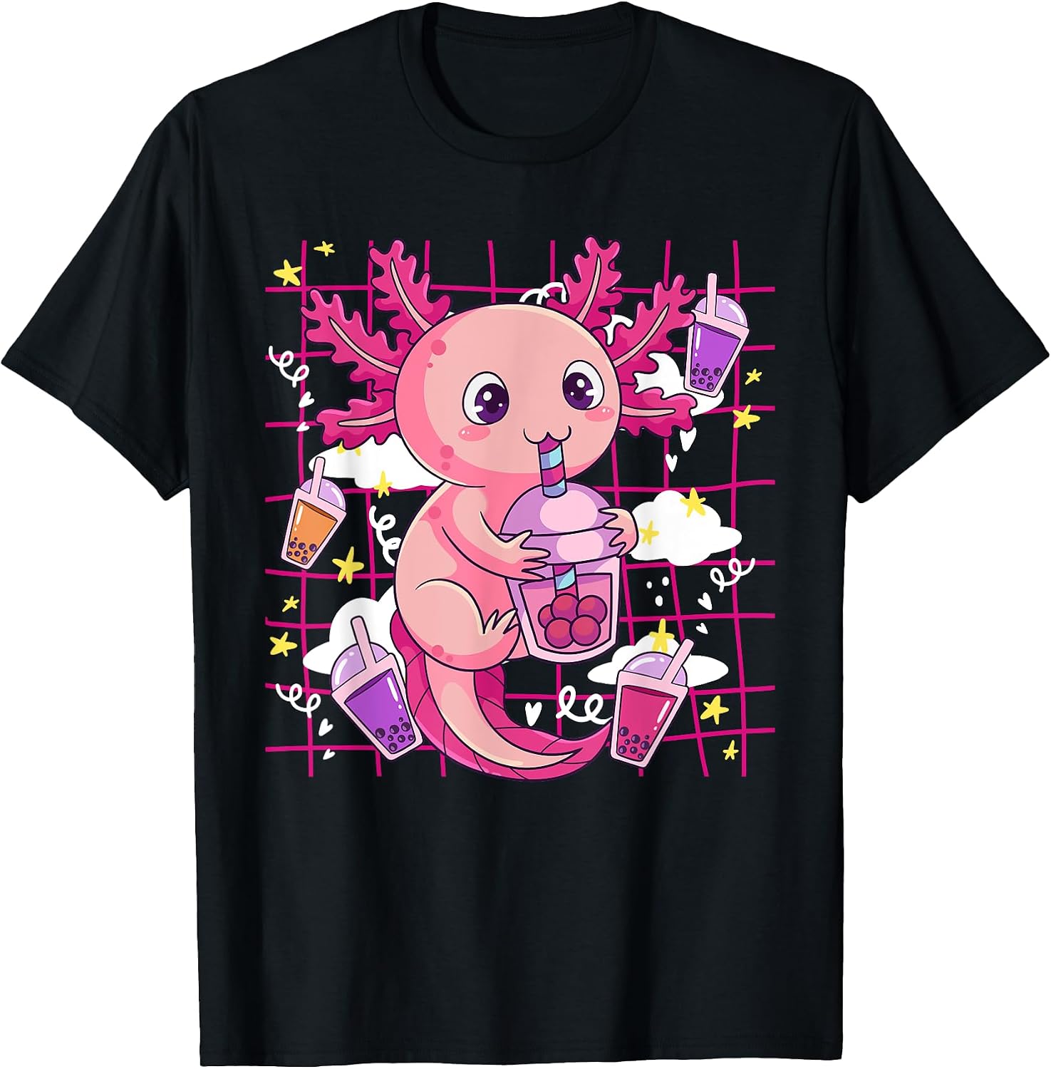 Kawaii Bobalotl Funny Japanese Anime Merch Tee