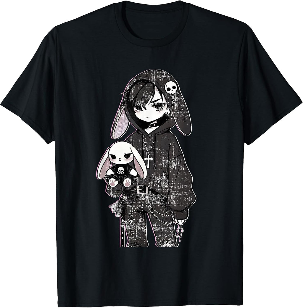 Kawaii Goth Bunny Anime Girl E-Girl Aesthetic Co.