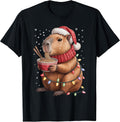 Capybara Christmas Ramen Art