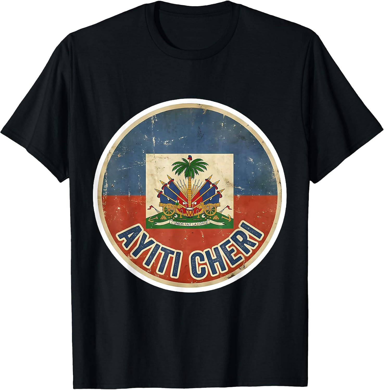 Vintage Haiti Flag Day Ayiti Cheri Haitian Merch