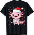 Axolotl Christmas Lights Women Kids Holiday