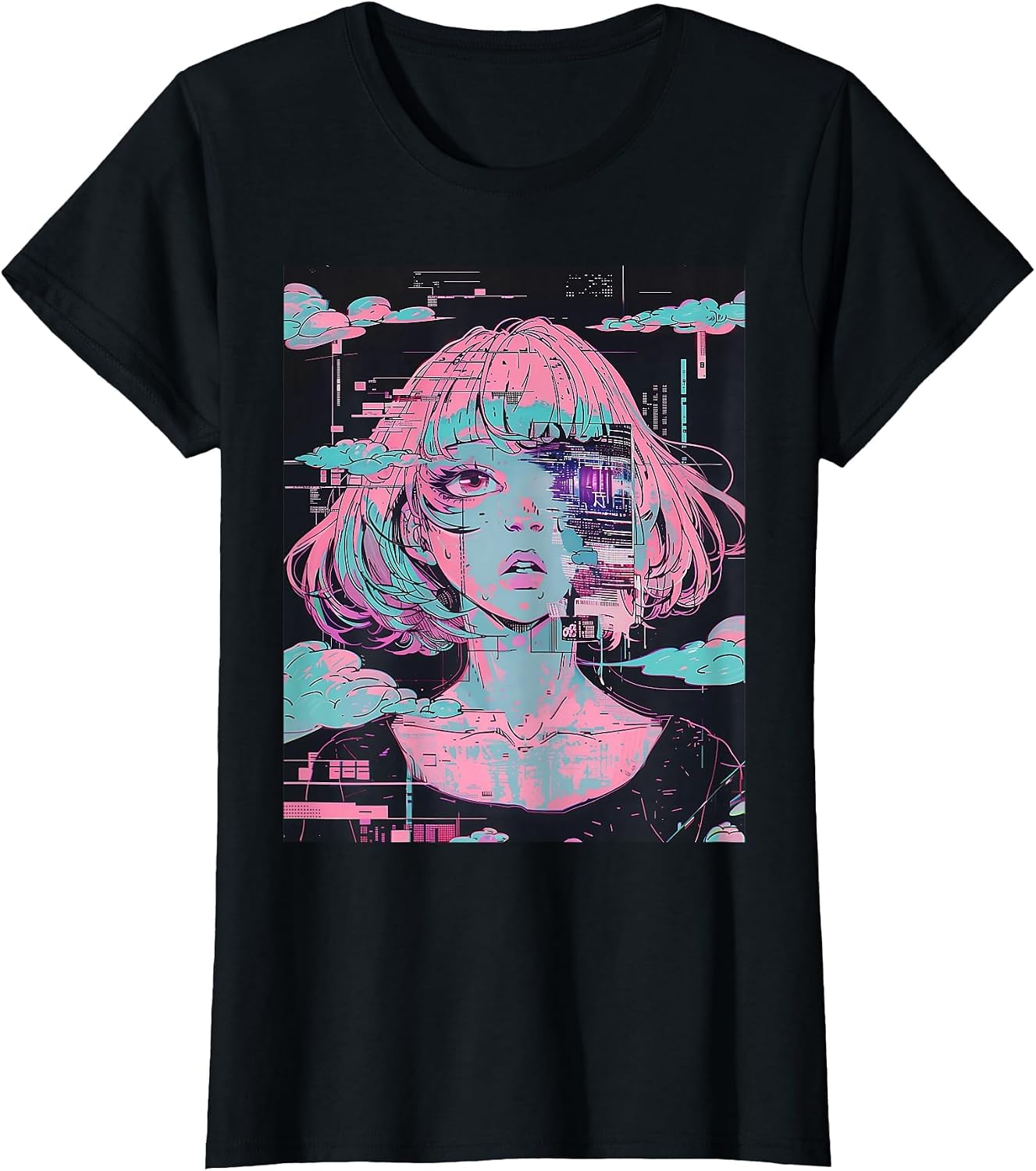 Depressed Clothes Glitchcore Vaporwave Clothing