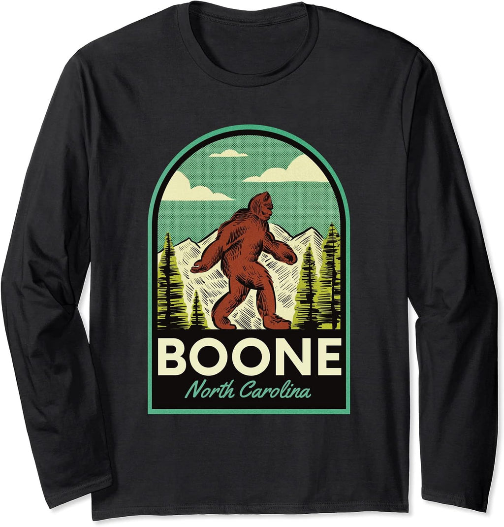 Boone NC Vintage Bigfoot Merch