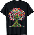 Tulips Flowers Tree Floral Apparel