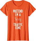 Lazy Funny Pretend Im a Traffic Cone Costume Merch