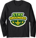 Stay Grounded Funny Electrician Pun Wordplay Merch