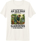 Eighties Garden Man Senior Gardener Lifestyle