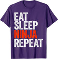 Eat Sleep Ninja Repeat Shirts