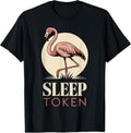 Funny Sleep Token Flamingo tees