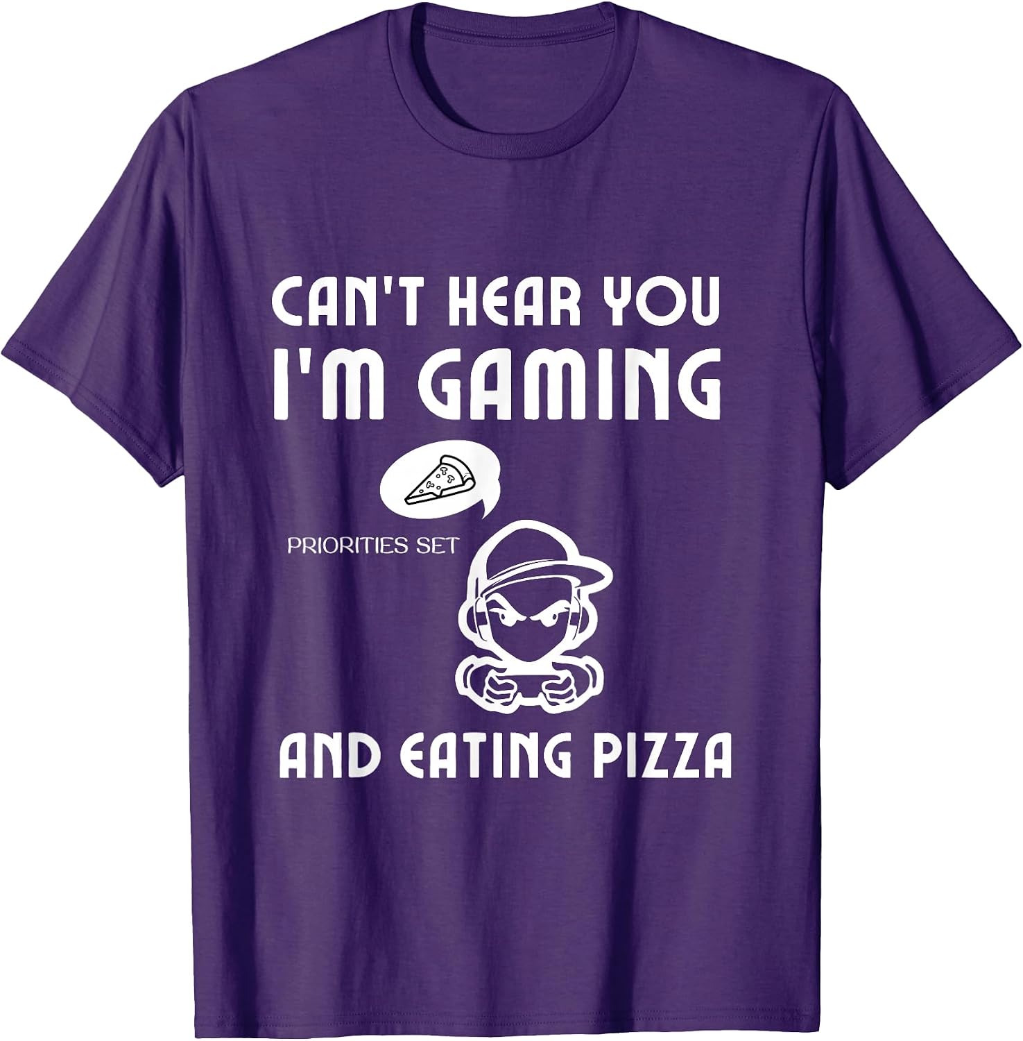 Pizza Gamer Shirts Video Games Boys Girls KidsGift