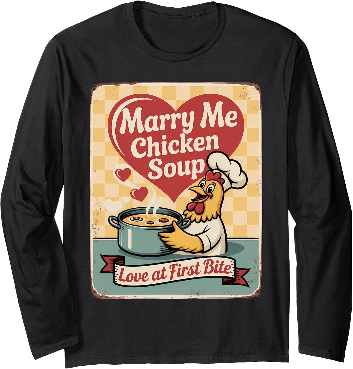 Marry Me Chicken Soup Lover Retro Merch.