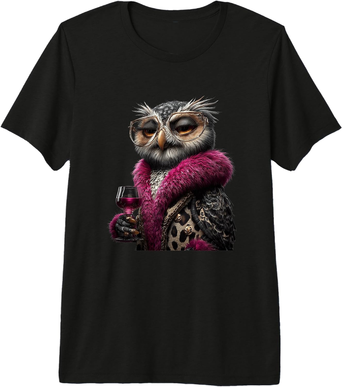 Cute Nocturnal Animal Lover Glam Portrait Graphics