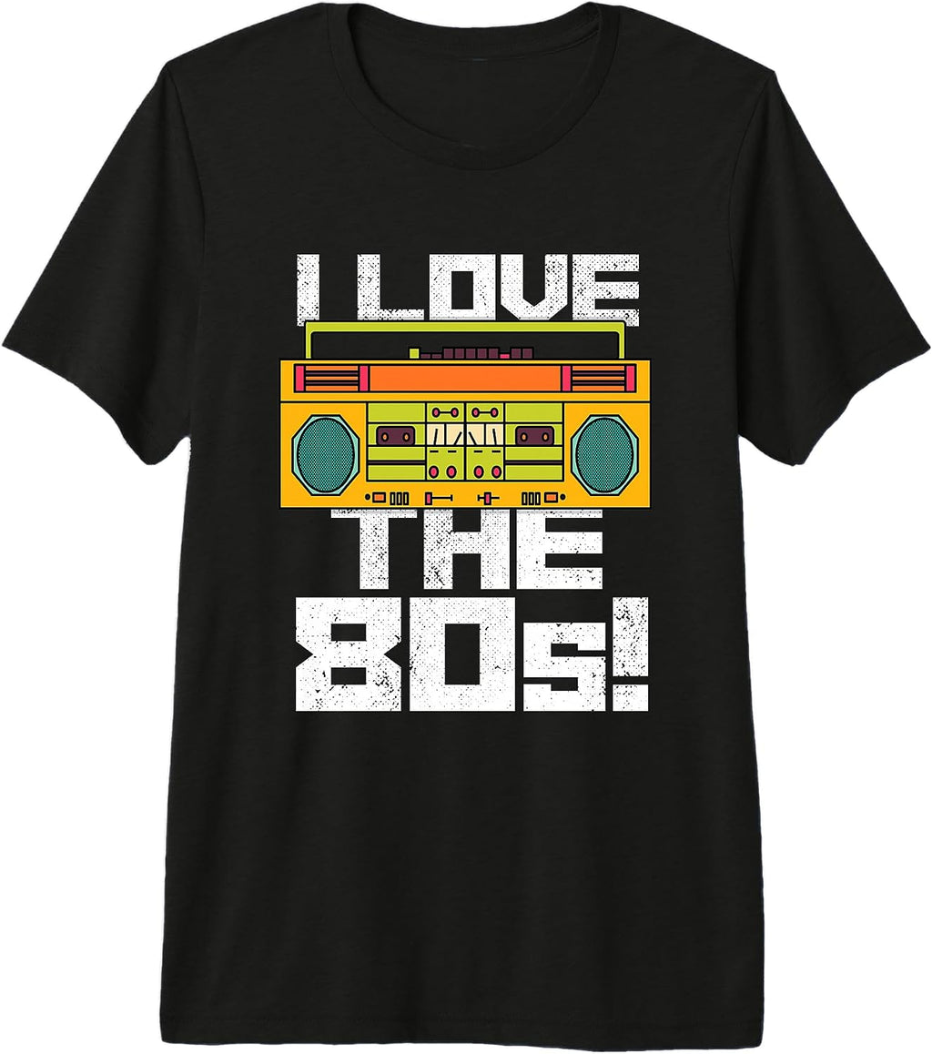 Retro 80s Pop Aesthetics Tees