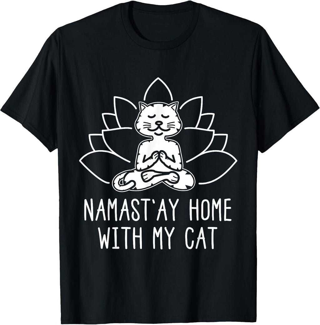Cat Yoga Lover Meditation Gifts T-Shirt