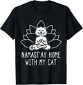 Cat Yoga Lover Meditation Gifts T-Shirt