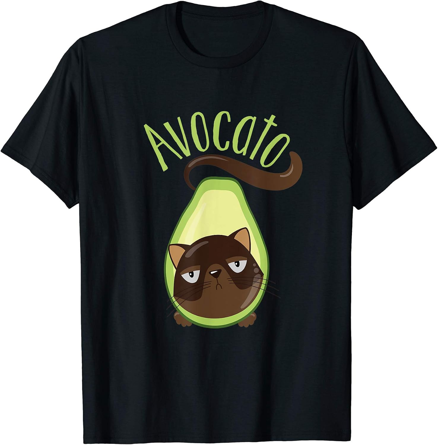 Funny Avocado Cat Avocato by Mixelle