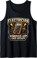 Funny Electrician Amped Up And Ready Merch