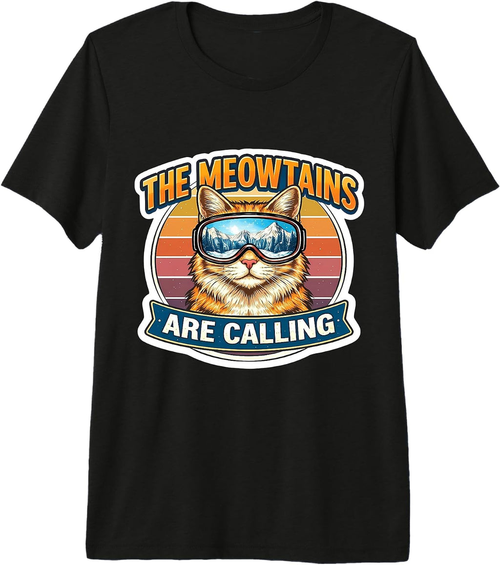 The Meowtains Are Calling Snowboard Ski Merch