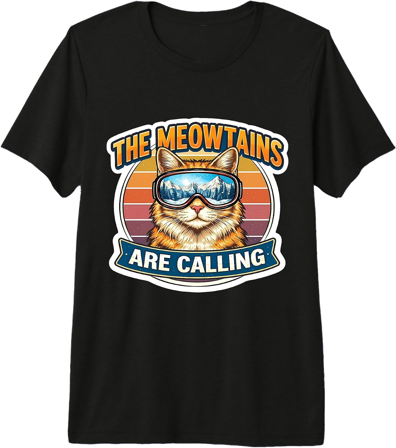The Meowtains Are Calling Snowboard Ski Merch