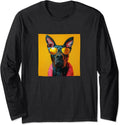 Doberman Sunglasses Retro Colorful Merch