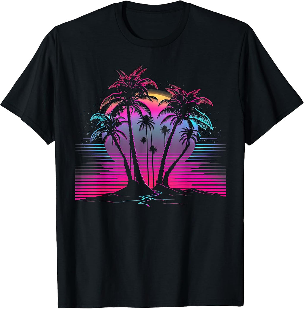 Palm Tree Vaporwave Retrowave Aesthetic Synthwave