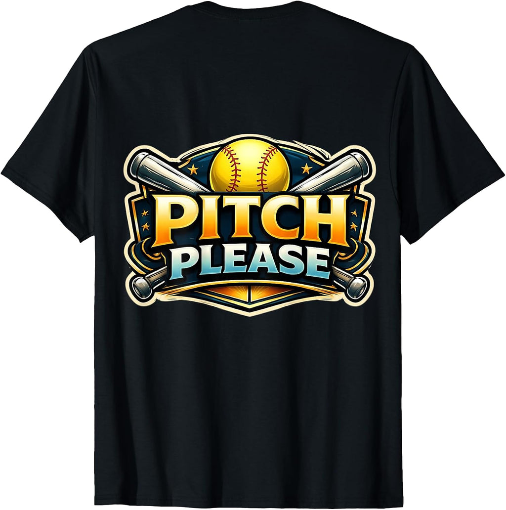 Pitch Please Funny Softball Player Pun Merch