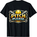 Pitch Please Funny Softball Player Pun Merch