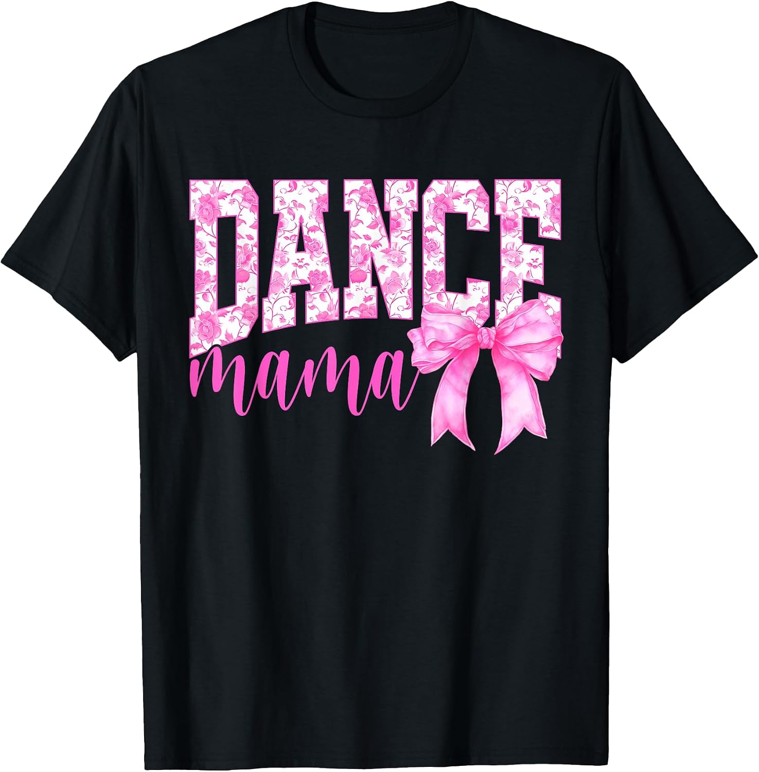 Retro Pink Coquette Bow Game Day Season Women Tee