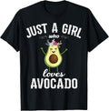 Just A Girl Who Loves Avocado Shirt Gifts