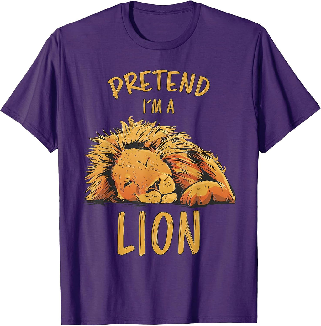 Funny Lions Zoo Safari Sleeping Lion Design