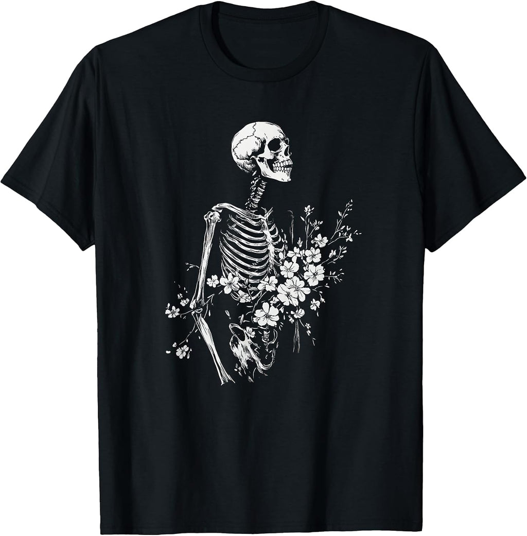 The Floral Goth Skeleton Merch