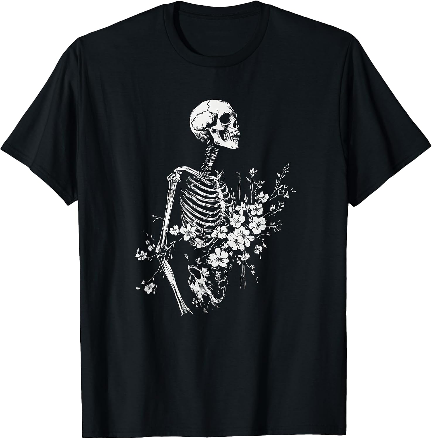 The Floral Goth Skeleton Merch