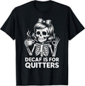 Funny Feminine Skeleton Caffeine Lover Merch.
