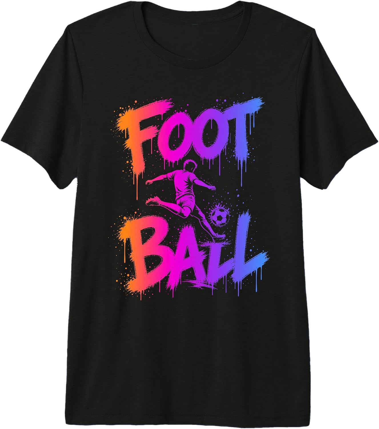 Football Sports Soccer Athlete Vaporwave Designs