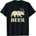 Bear+Deer=Beer Funny T's