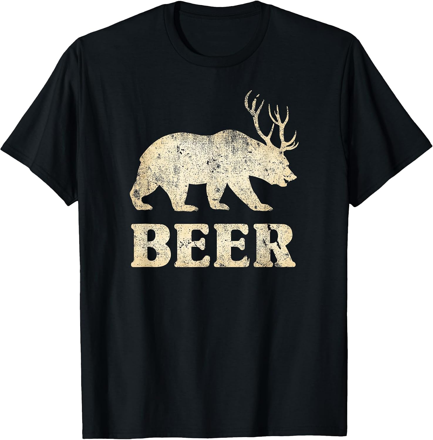 Bear+Deer=Beer Funny T's