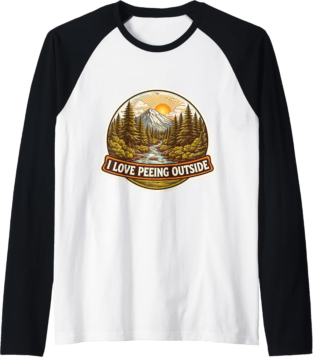 I Love Peeing Outside Funny Nature Lover Merch
