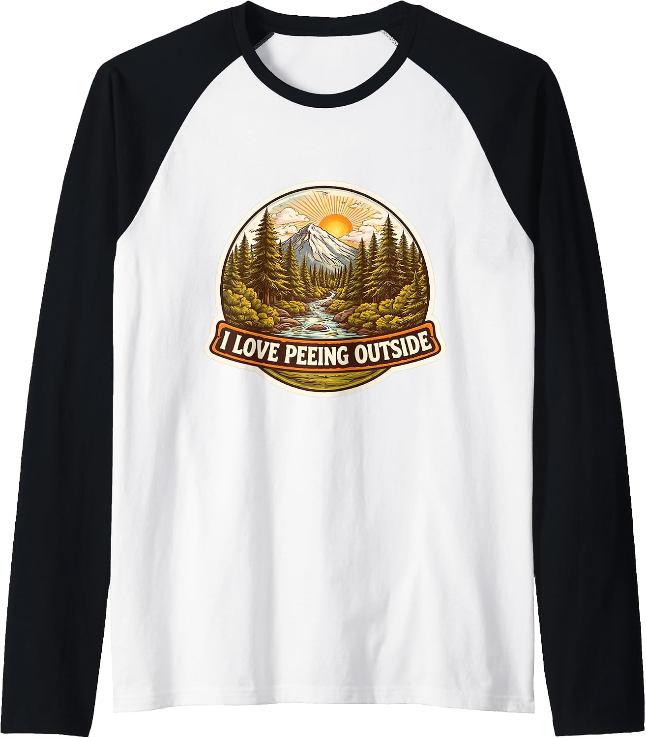 I Love Peeing Outside Funny Nature Lover Merch