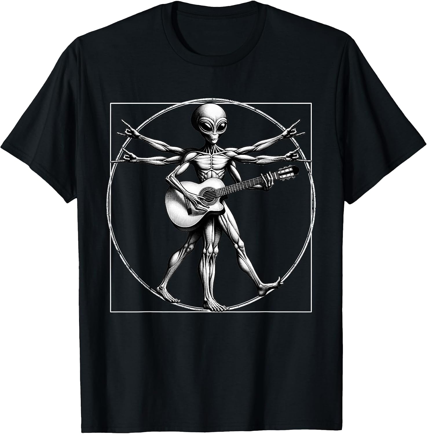 Guitar Player Rocker Musicians da Vinci Concert BD