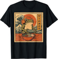 Gamer Frog Eating Ramen Tee