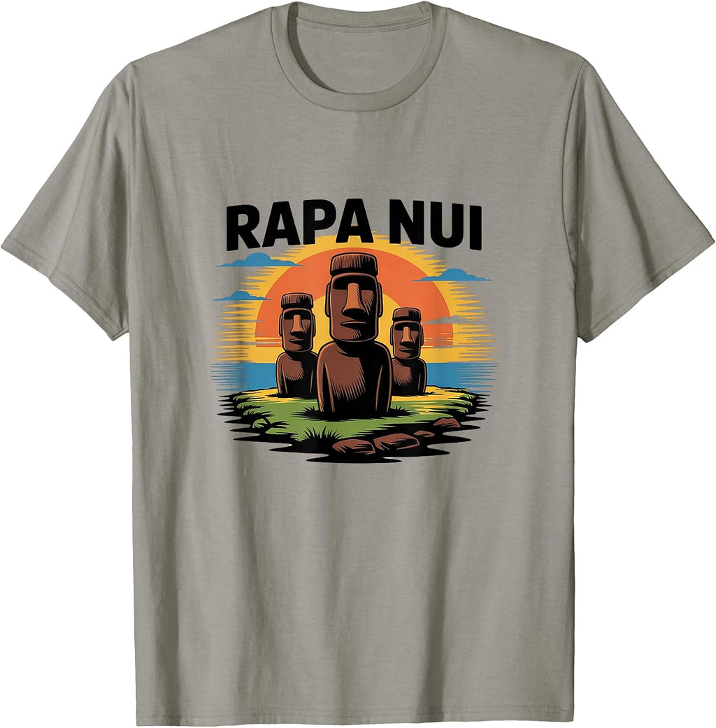 Rapa Nui Easter Island Moai Head Statues Merch