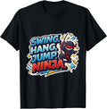 Swing Hang Jump Ninja Boys Kids Playing Merch