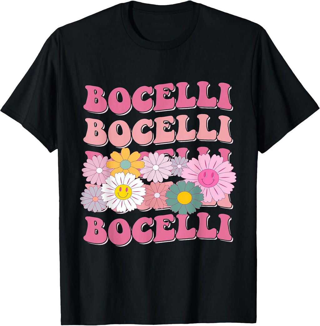 Girl Retro BOCELLI First Name Personalized Apparel