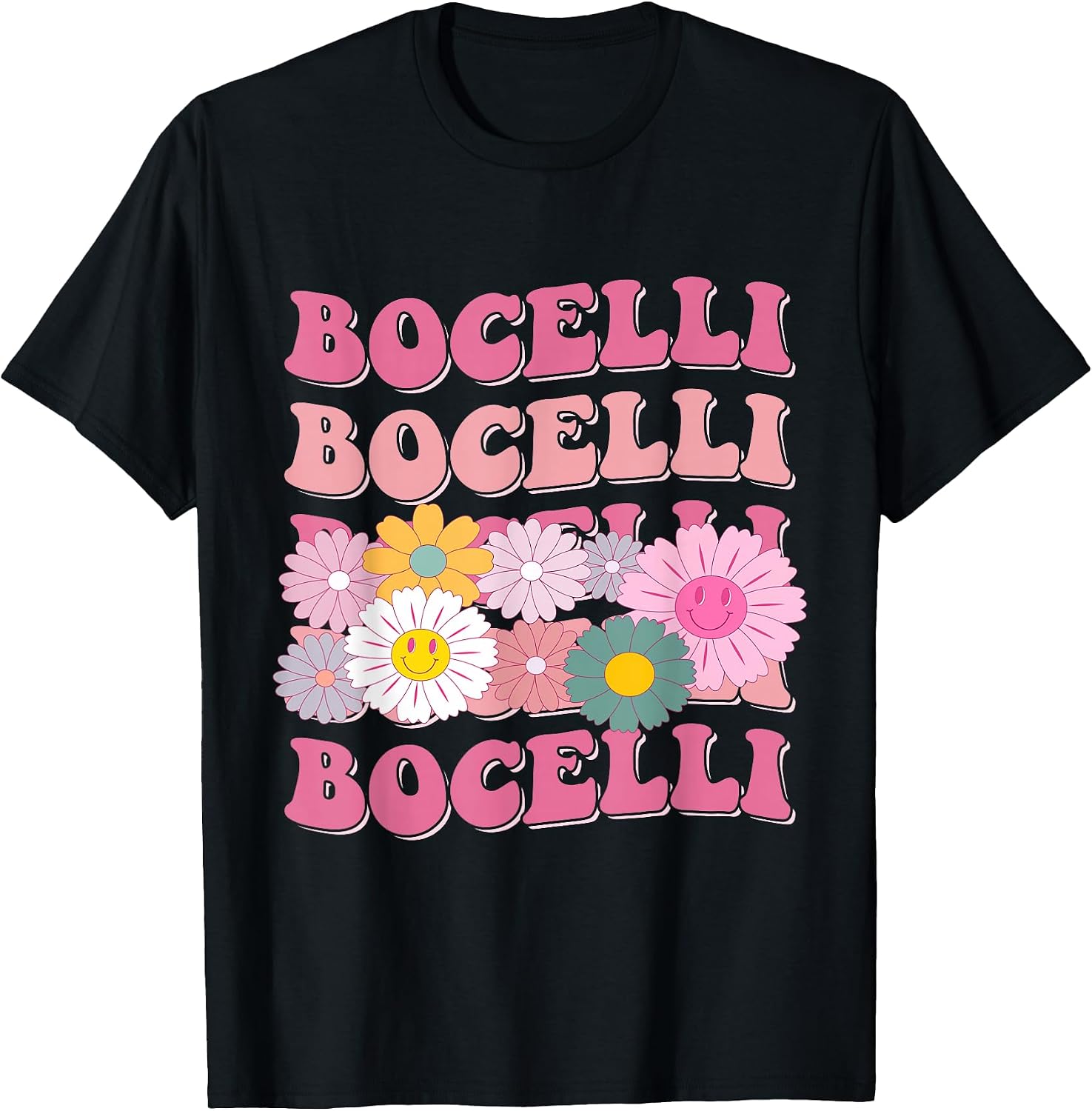 Girl Retro BOCELLI First Name Personalized Apparel